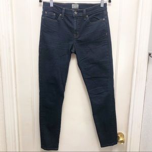 J. Crew 9”-Rise Toothpick Jeans Size 28